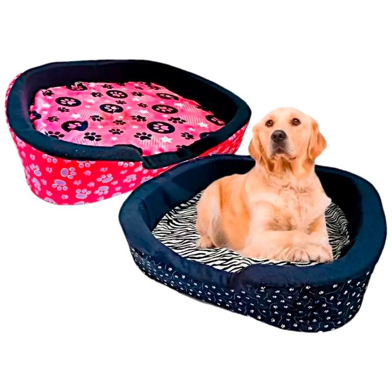 GENERICO - Cama 4 Para Perro O Gato Resistente 60x70x16cm Mascotas Hemb