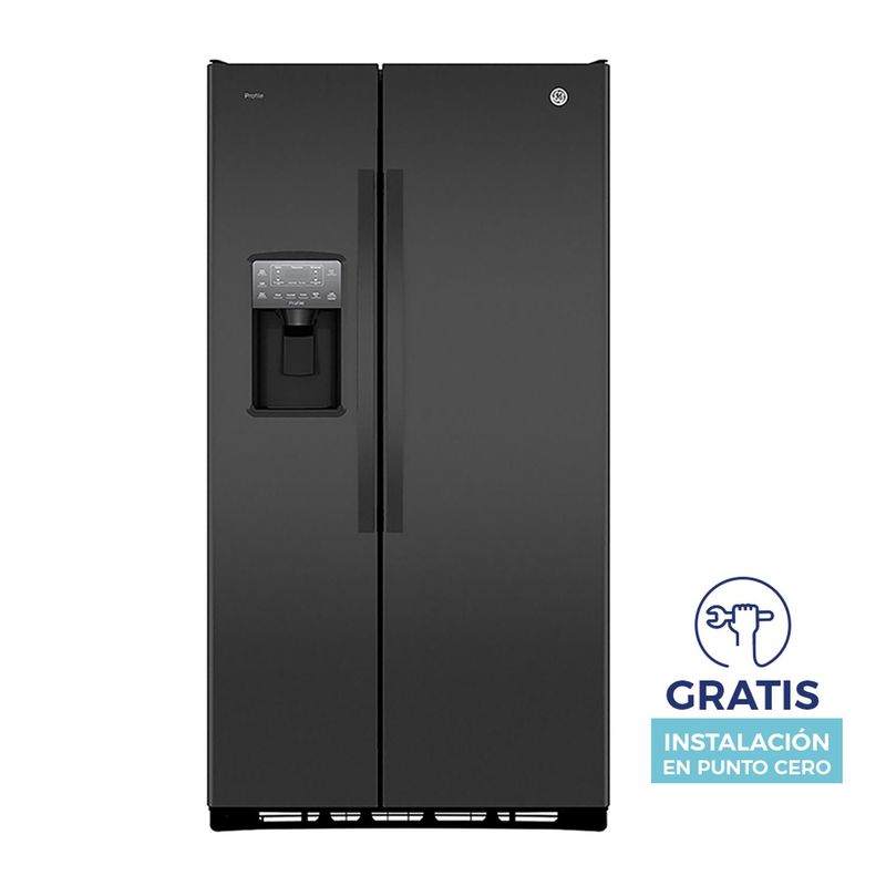 GENERAL ELECTRIC - Nevecón No Frost de 755 Lts. Brutos Black Slate GE Profile PQL26PGKFPS