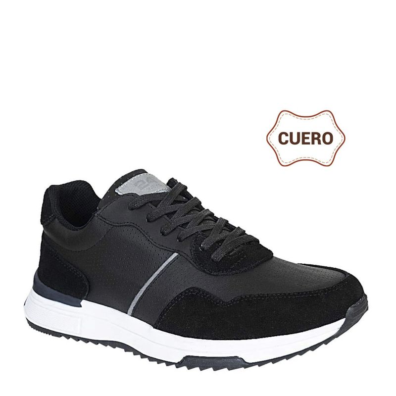 24 WALKS - Zap.c/cordon de Hombre marca 24 WALKS en Color NEGRO  / ZAP.863