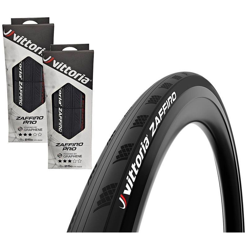 Pneu Pliable Vittoria Zaffiro - 700 X 28c - Noir - Occasion - Vélo Route