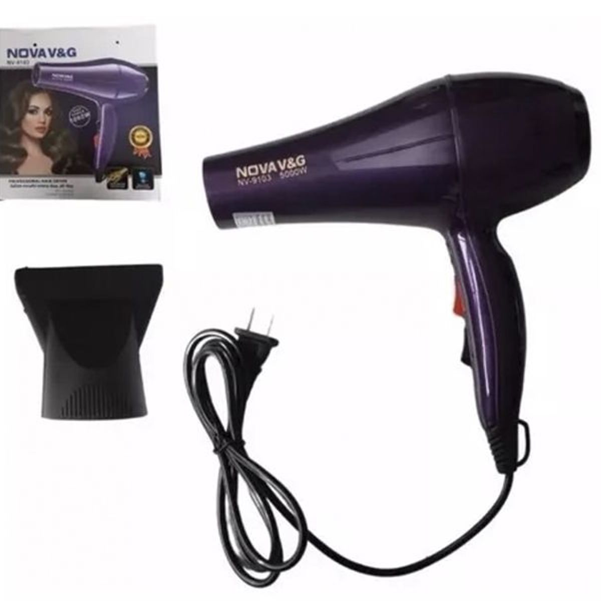 NOVA - Secador Cabello NOVAV&G 5000 W