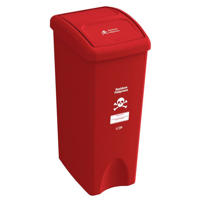 ESTRA - Estra Caneca Vaiven Plana 53 Lt Roja Marcada