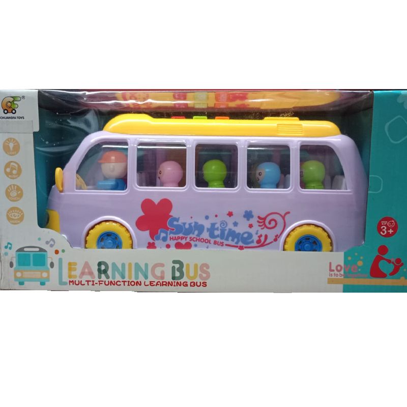 SWISSHOME DR HOFFMAN - JUGUETE DE BUS ESCOLAR MUSICAL SONIDOS Y MELODIAS