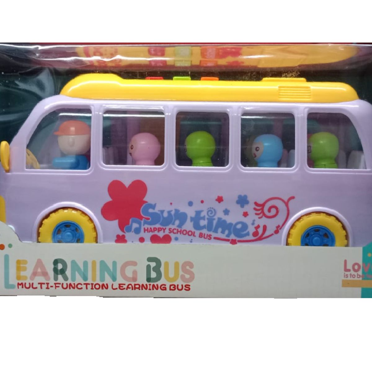 SWISSHOME DR HOFFMAN - JUGUETE DE BUS ESCOLAR MUSICAL SONIDOS Y MELODIAS