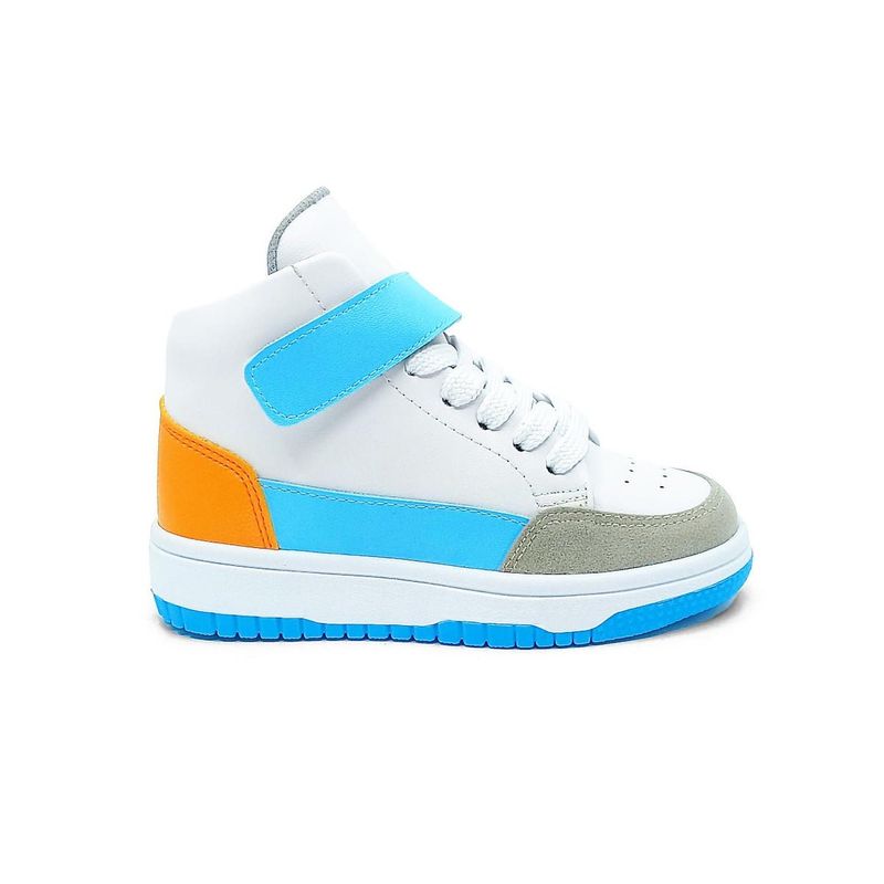 PAPOS - Tenis Niños Quinn Blue - Zapatos Niños PAPOS - Crema_.