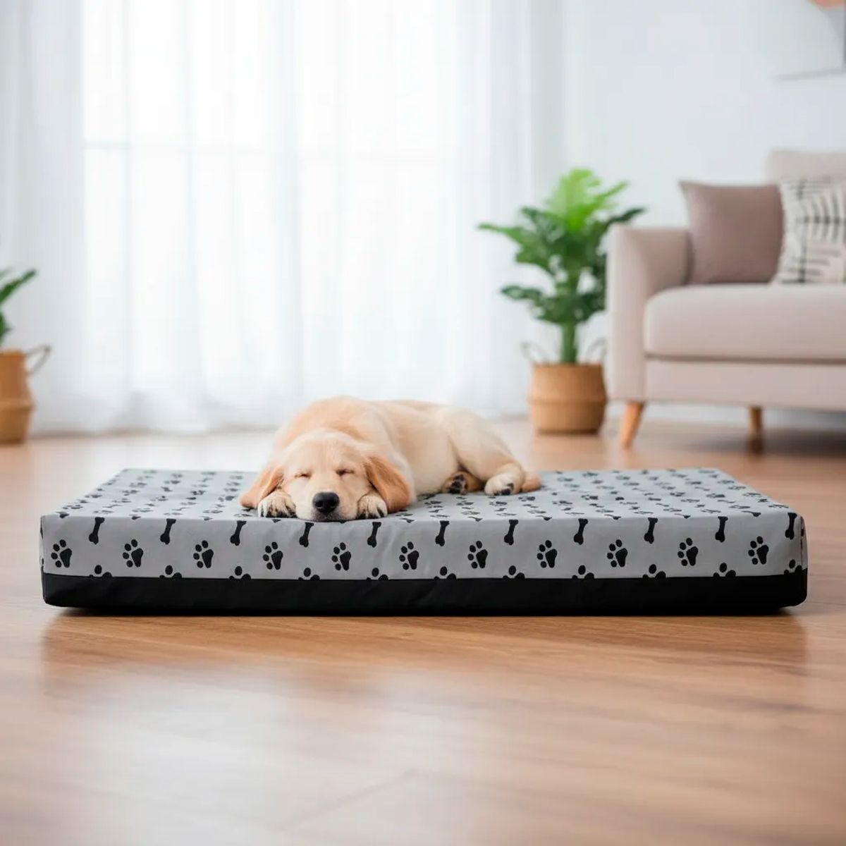 GENERICO - Colchoneta Cama Para Perro Gato 60x50x7cm Macho Aletorio