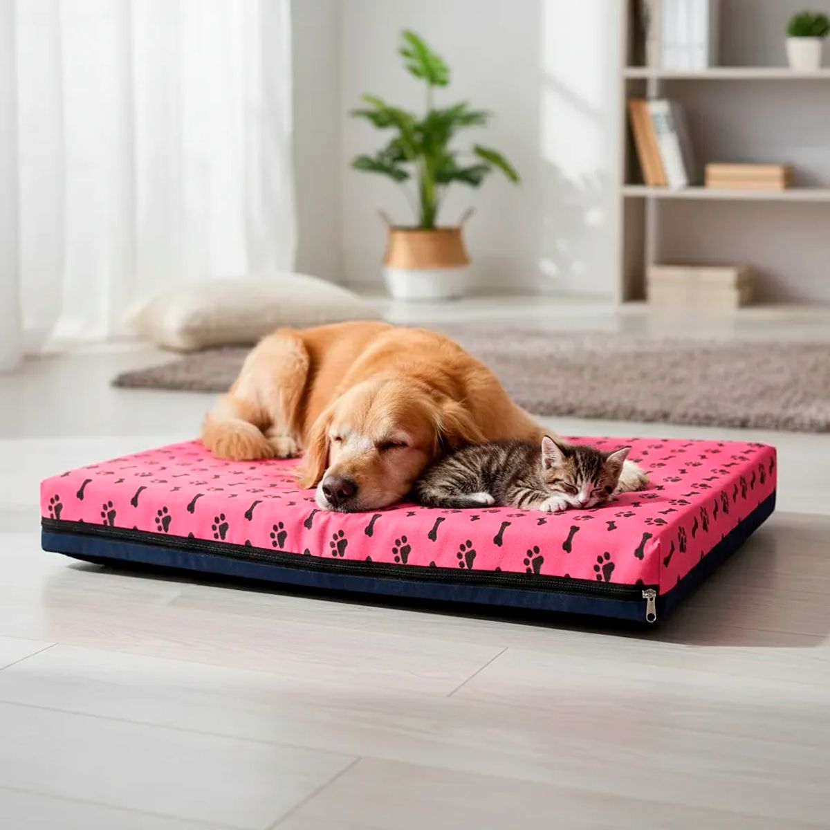 GENERICO - Colchoneta O Cama Para Perro O Gato 70x100x7cm Resistente