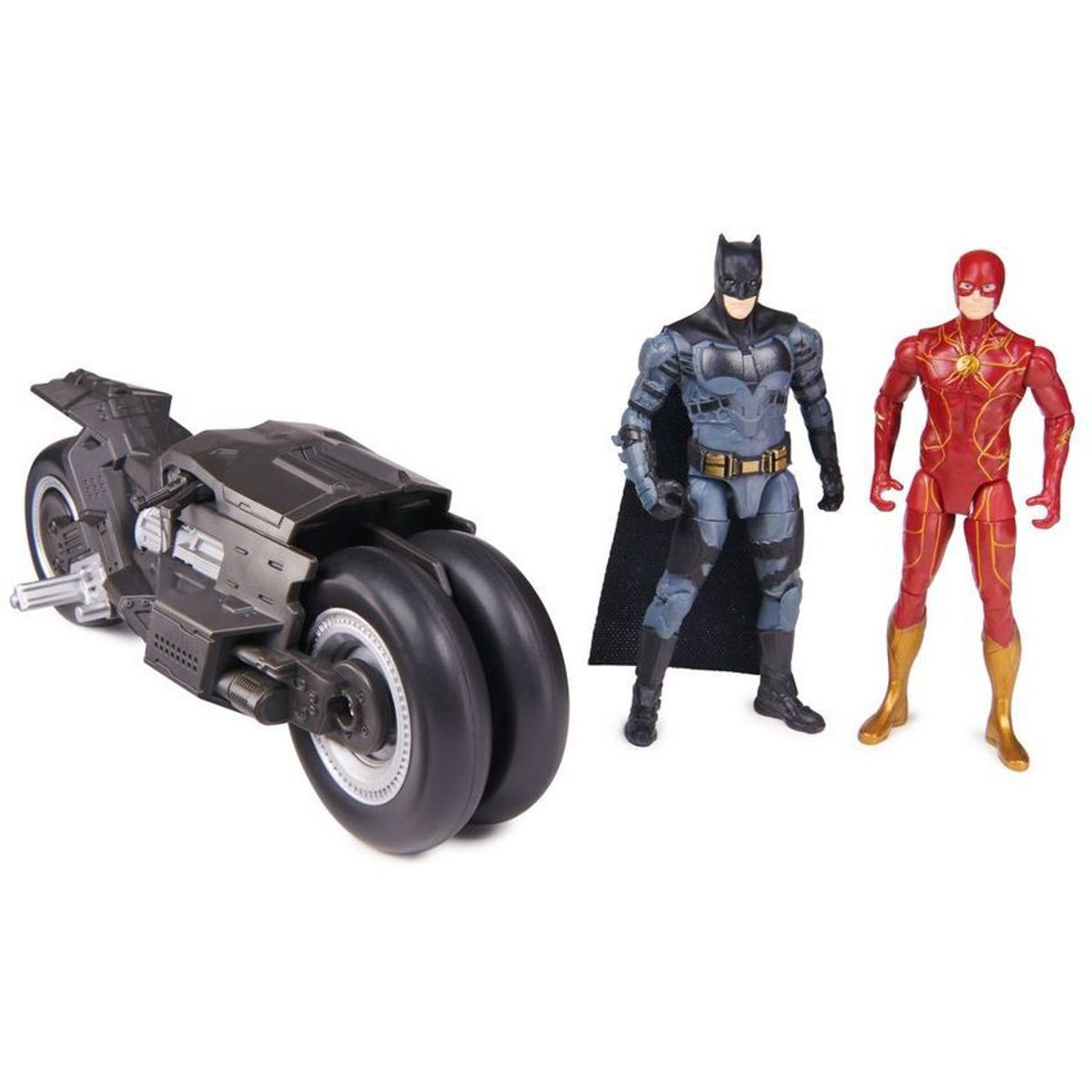DC COMICS - Figuras de acción - paquete de 3 dc comics the flash batcycle