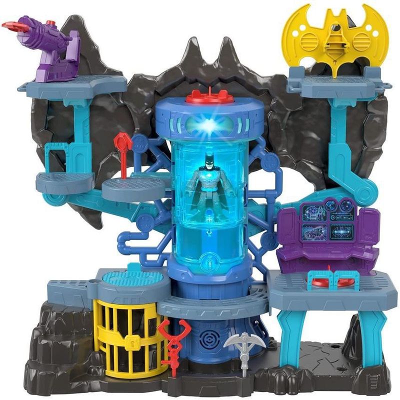 FISHER PRICE - Dc super friends batcueva battech baticueva de batman_.