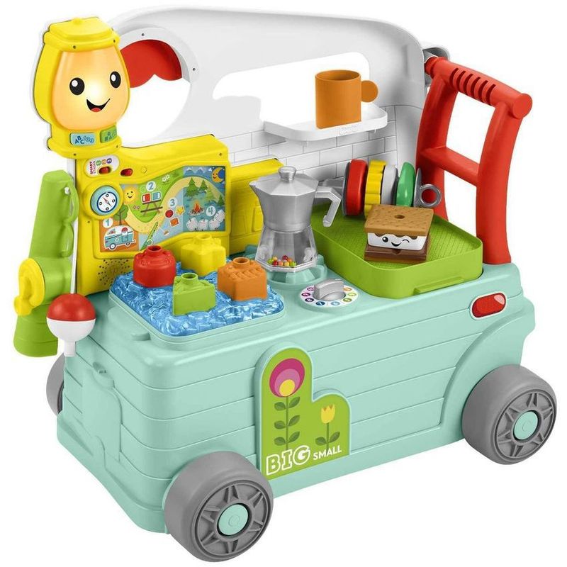 FISHER PRICE - Camper móvil 3 en 1 para reír y aprender de fisher-price.