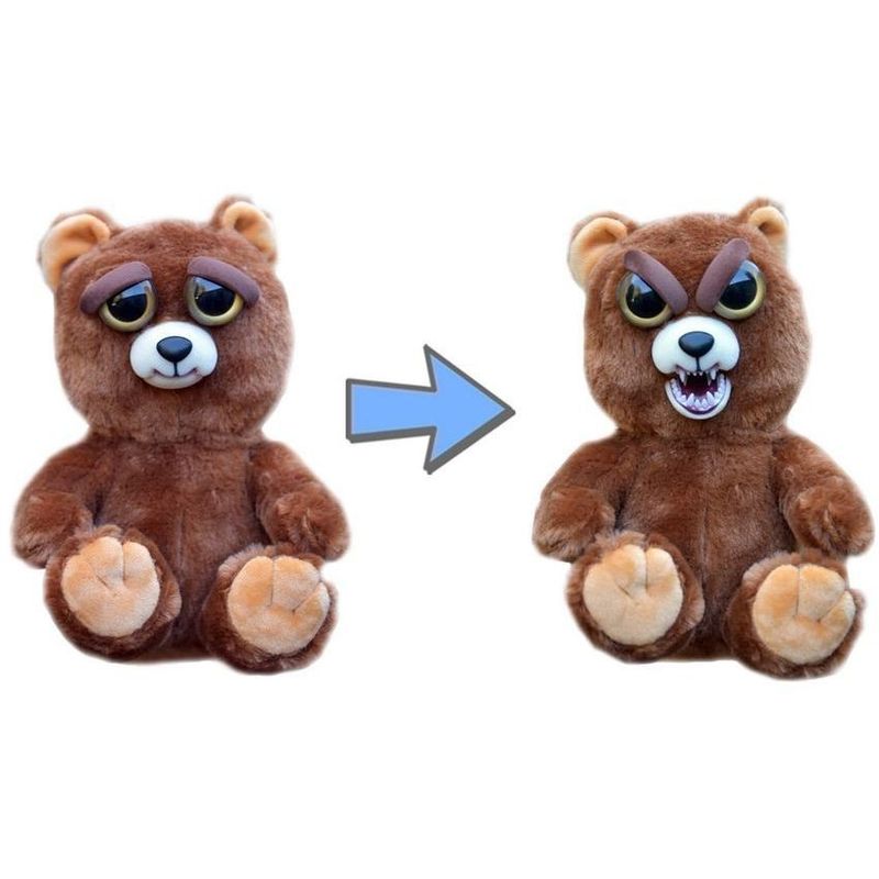 INFANTOYS - Peluche feisty pets cambia rostro señor oso.