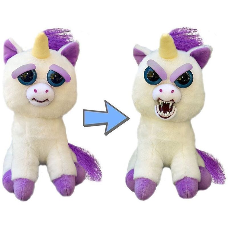 INFANTOYS - Peluche feisty pets cambia rostro glenda unicornio.