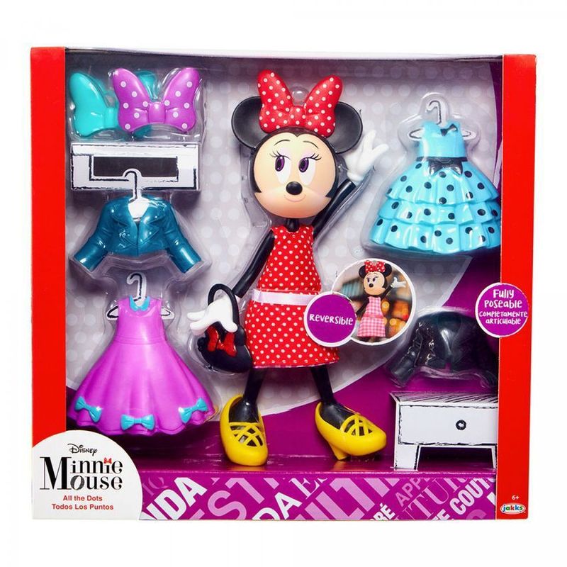 JAKKS PACIFIC - Muñeca minni mouse set de lujo