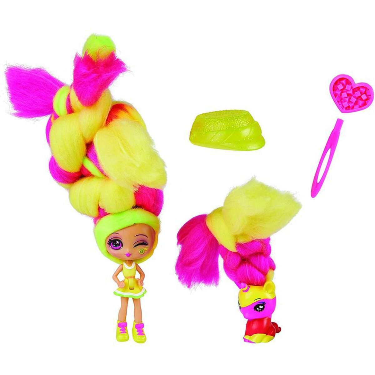 SPIN MASTER - Muñeca y mascotas candylocks - 6056250 - multicolor lemon lou twist