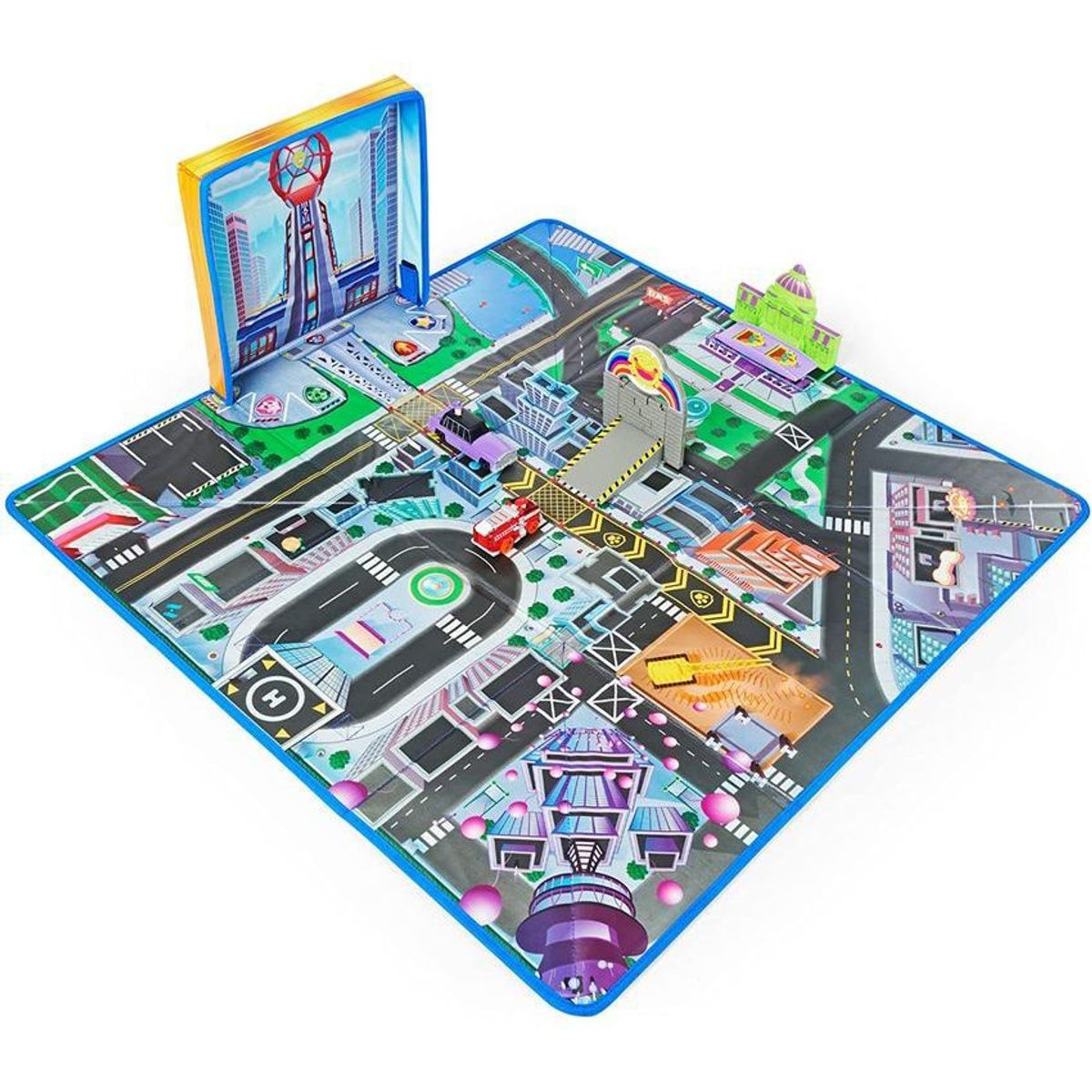 SPIN MASTER - Alfombra tapete paw patrol true metal adventure city