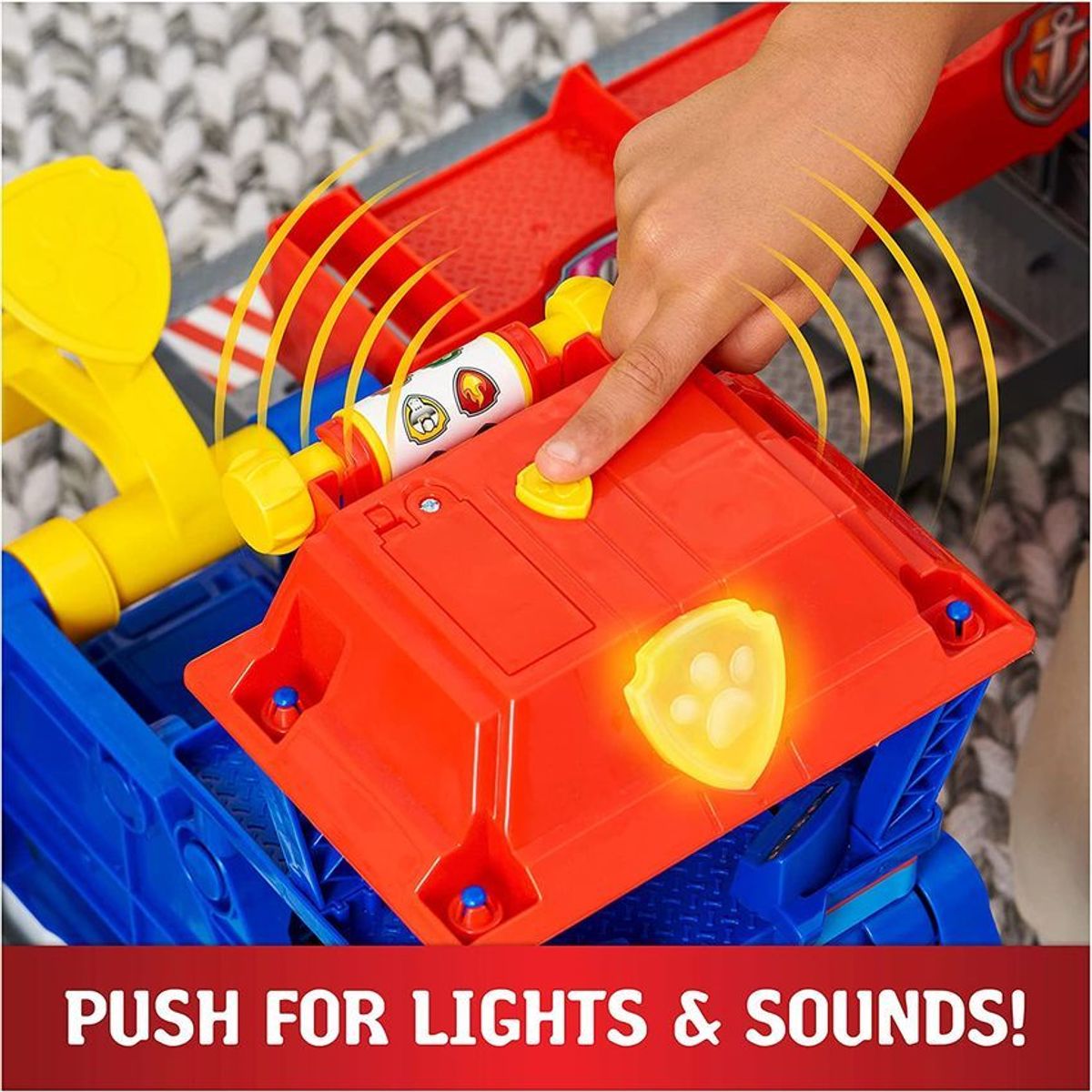 SPIN MASTER - Estacion paw patrol cachorros cuartel de parada de camión