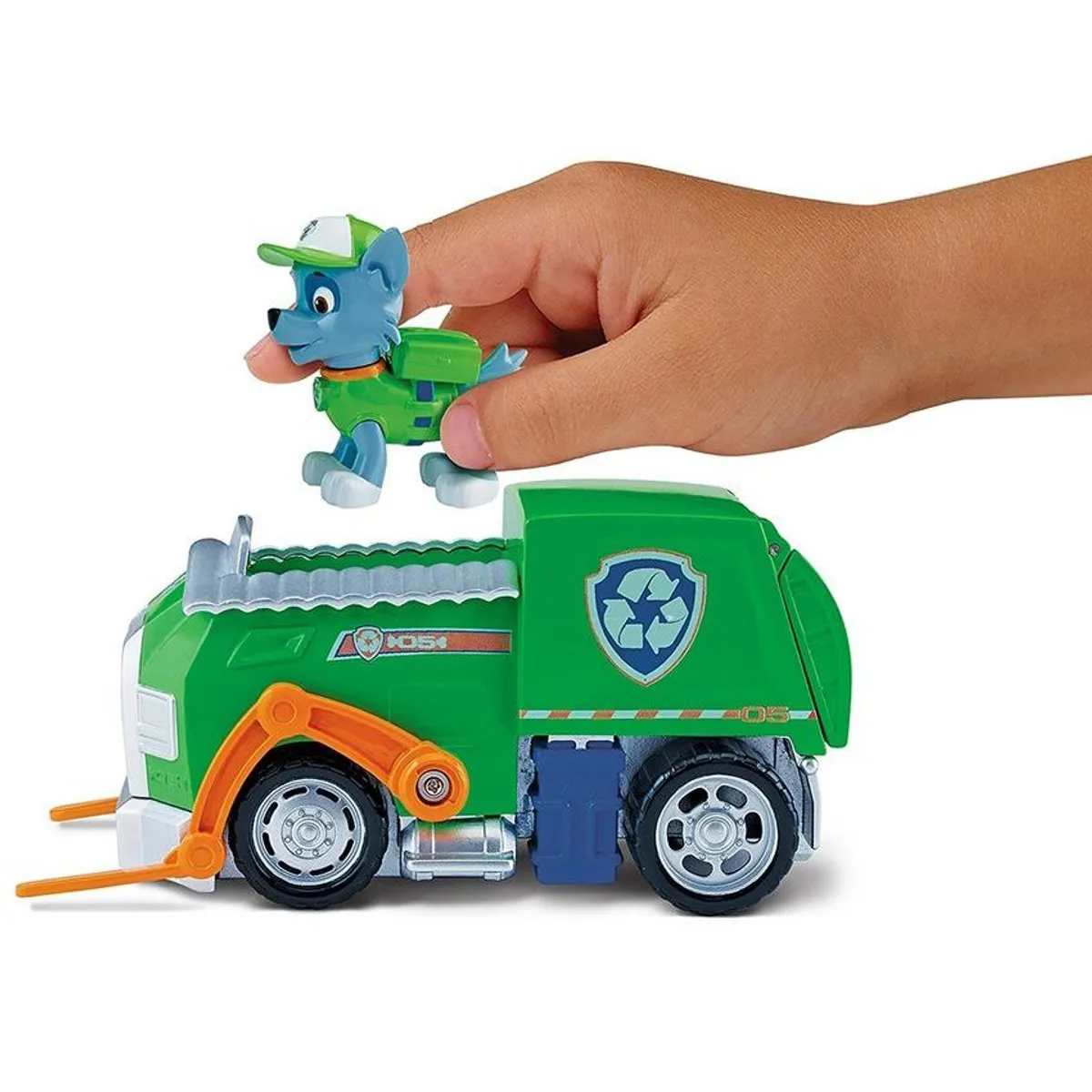 SPIN MASTER - Patrulla cachorros canina paw patrol vehiculo con figura rocky´s
