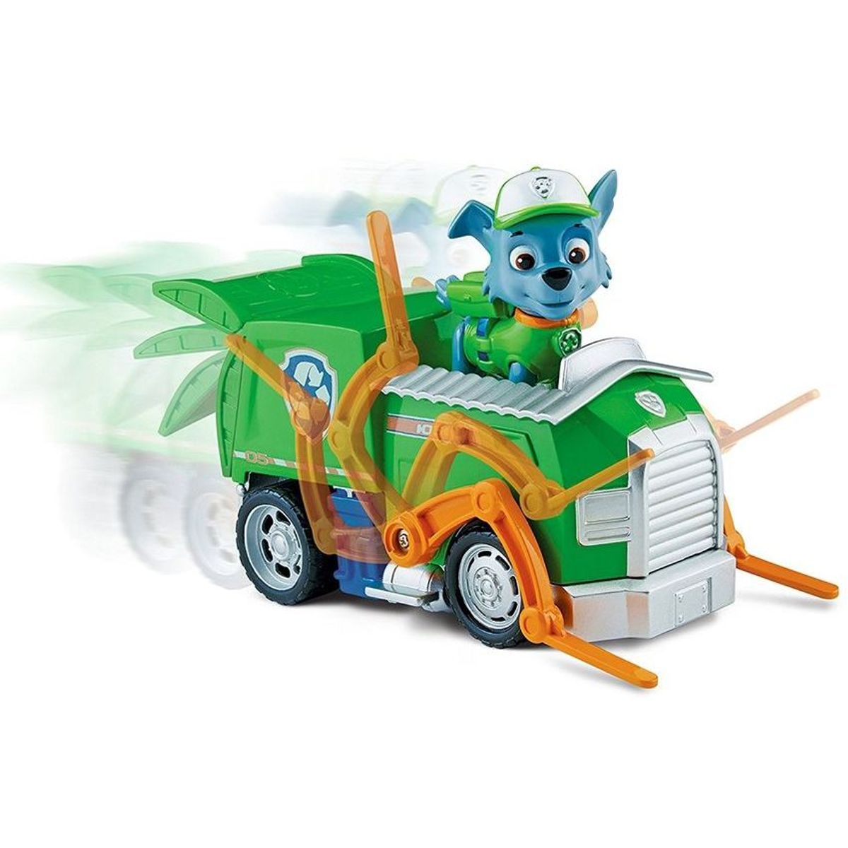 SPIN MASTER - Patrulla cachorros canina paw patrol vehiculo con figura rocky´s