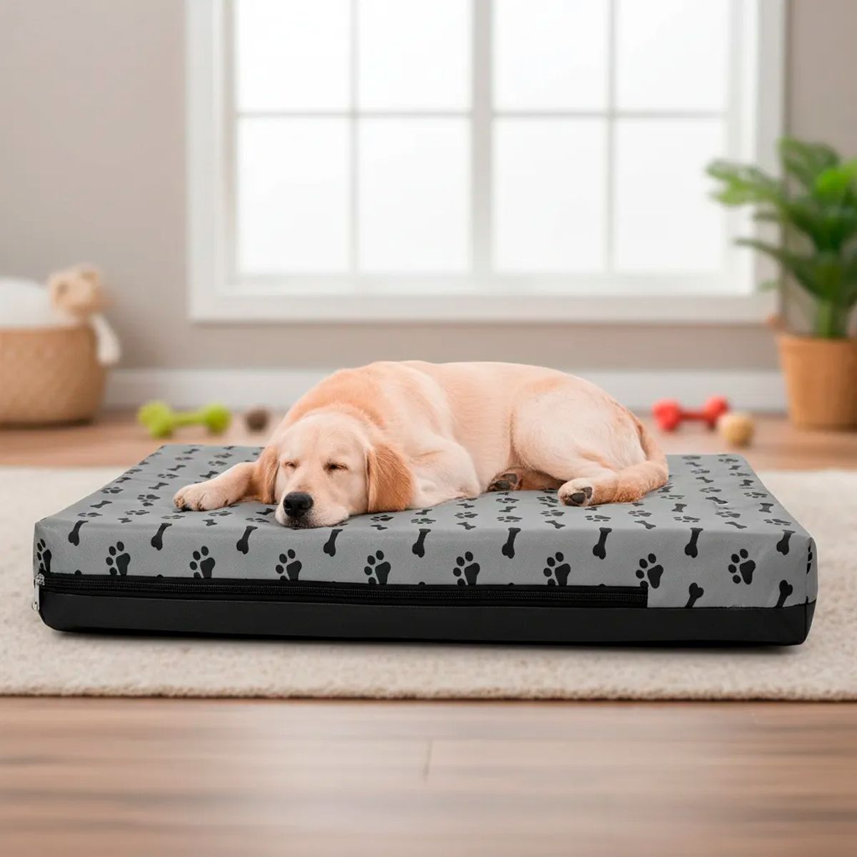 GENERICO - Colchoneta Cama Para Perro Gato 70x100x7cm Resistente Macho