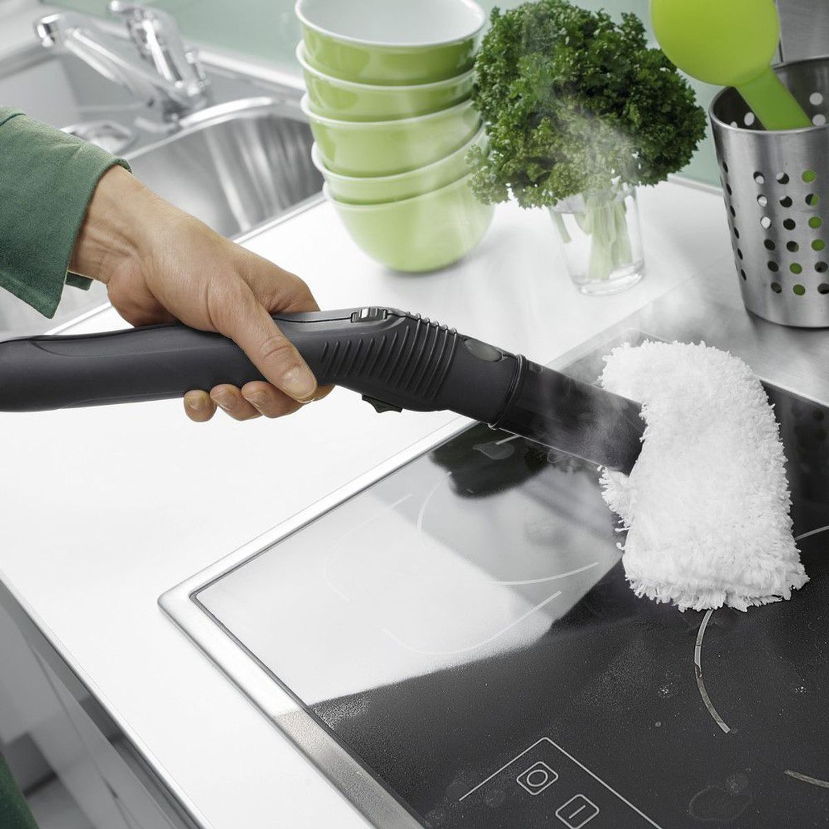 KARCHER - Boquilla de suciedad incrustada para Limpiadora a vapor Karcher