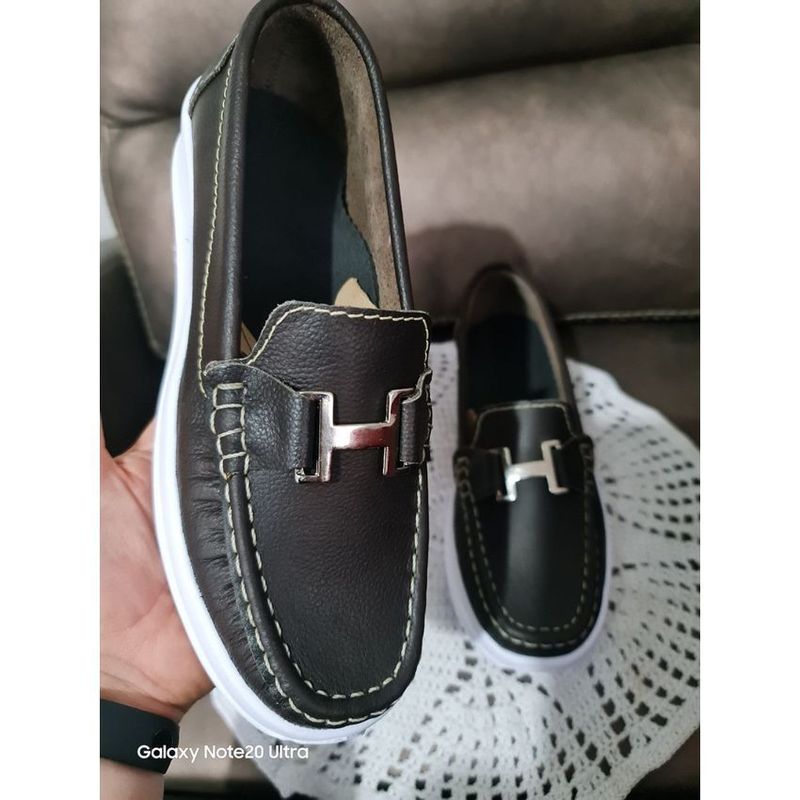 GENERICO - PRECIOSOS MOCASINES EN CUERO CAFÉ OSCURO EN CUERO GARANTIZADO