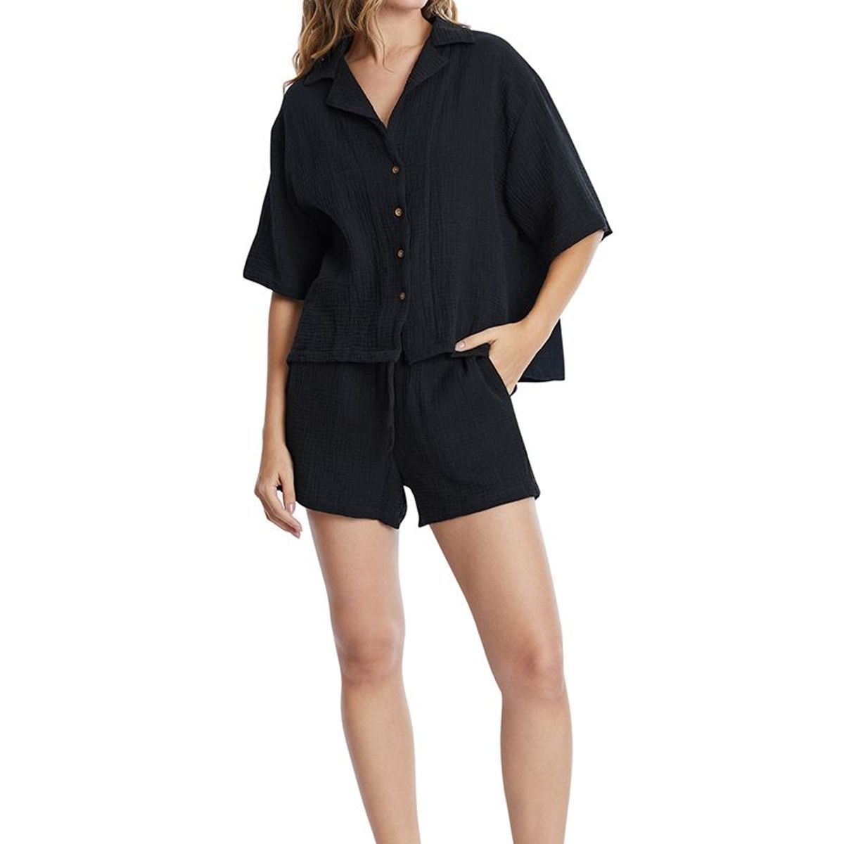 KIBYS - Black Lucia Shirt 8930