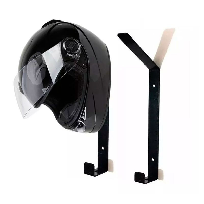 GENERICO - Base Soporte Para Casco Chaqueta De Moto Metal