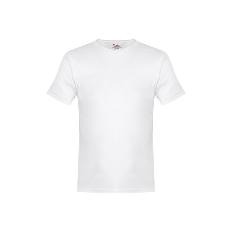 SANTANA - Camiseta Junior Unisex Cuello Redondo Manga Corta Blanca