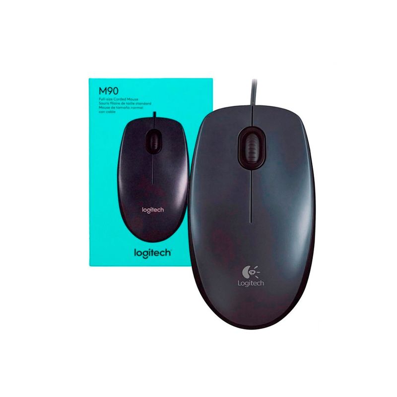 LOGITECH - Mouse Logitech M90 Negrogris