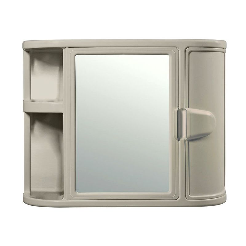 RIMAX - Gabinete Para Baño Con Espejo Taupe Rimax