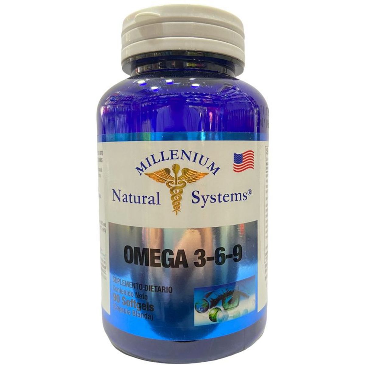 MILLENIUM NATURAL SYSTEM - Omega 3-6-9 x90 softgels natural systems