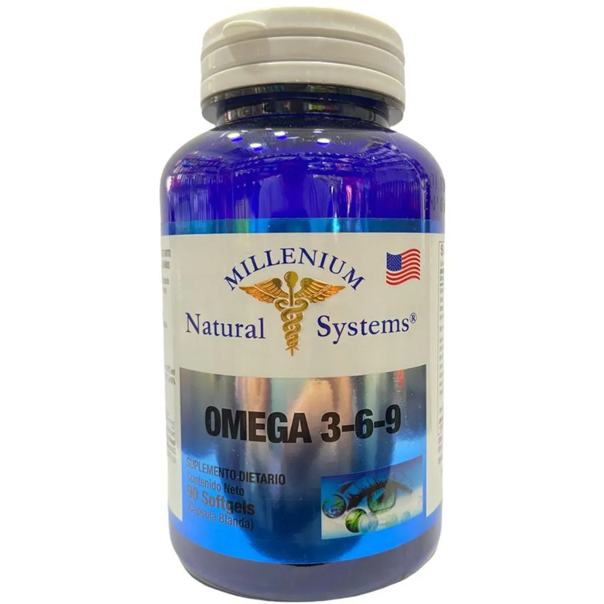 MILLENIUM NATURAL SYSTEM - Omega 3-6-9 x90 softgels natural systems