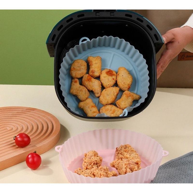 GENERICO - Tapete silicona molde olla freidora de aire air fryer 20cm