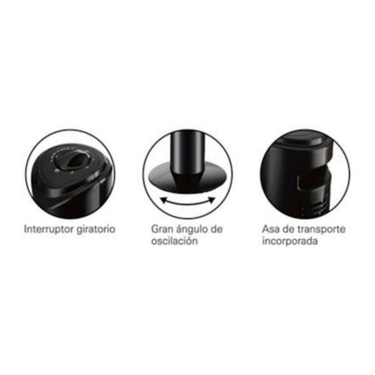 HAMILTON BEACH - Ventilador Portátil De Torre Hamilton Beach 32 Pulgadas negro