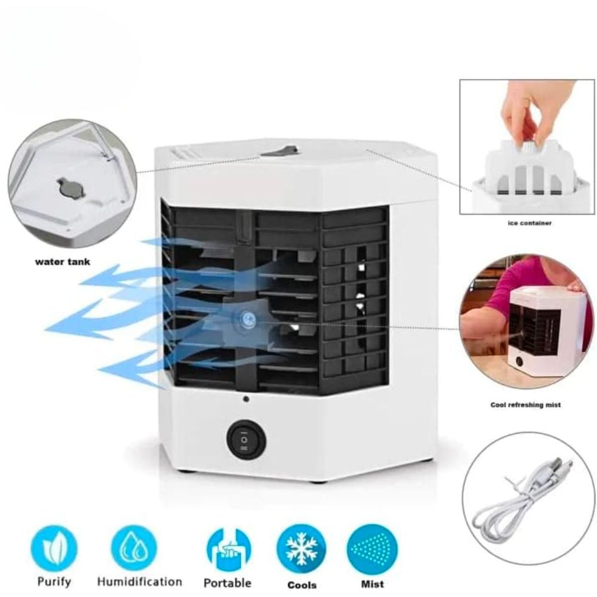 GENERICO - Aire Acondicionado Portatil Artic Air Ultra Pro 2x