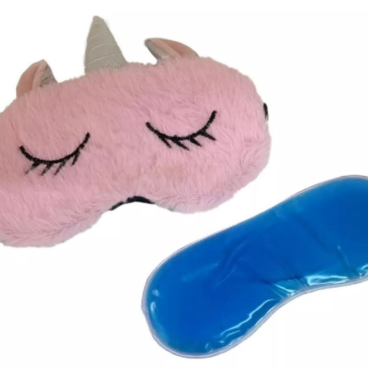 GREEN HANSHENG - Antifaz Para Dormir Con Gel Descansar Mejor Peluche