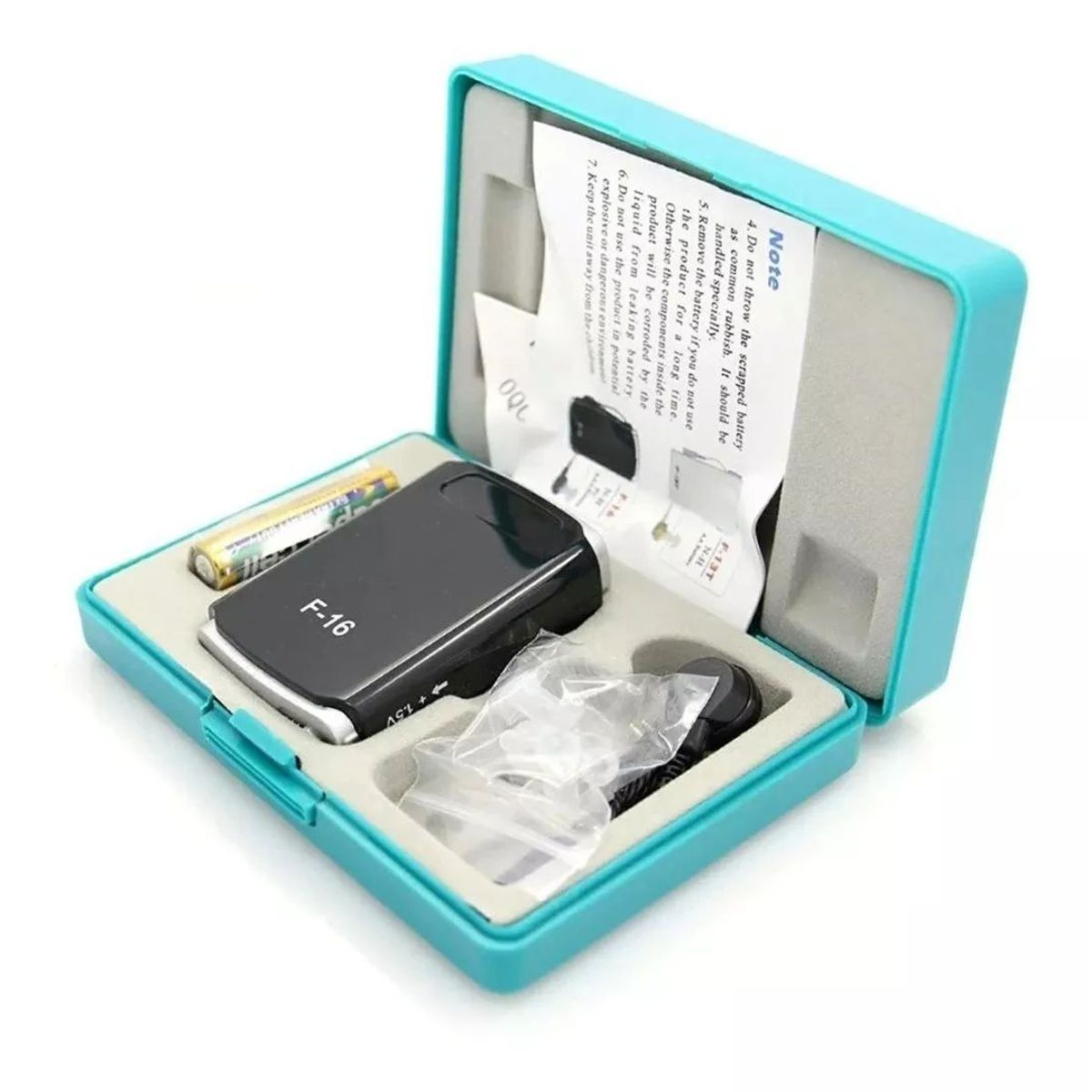 GENERICO - Audífono para sordos con pila amplificador sonido personal