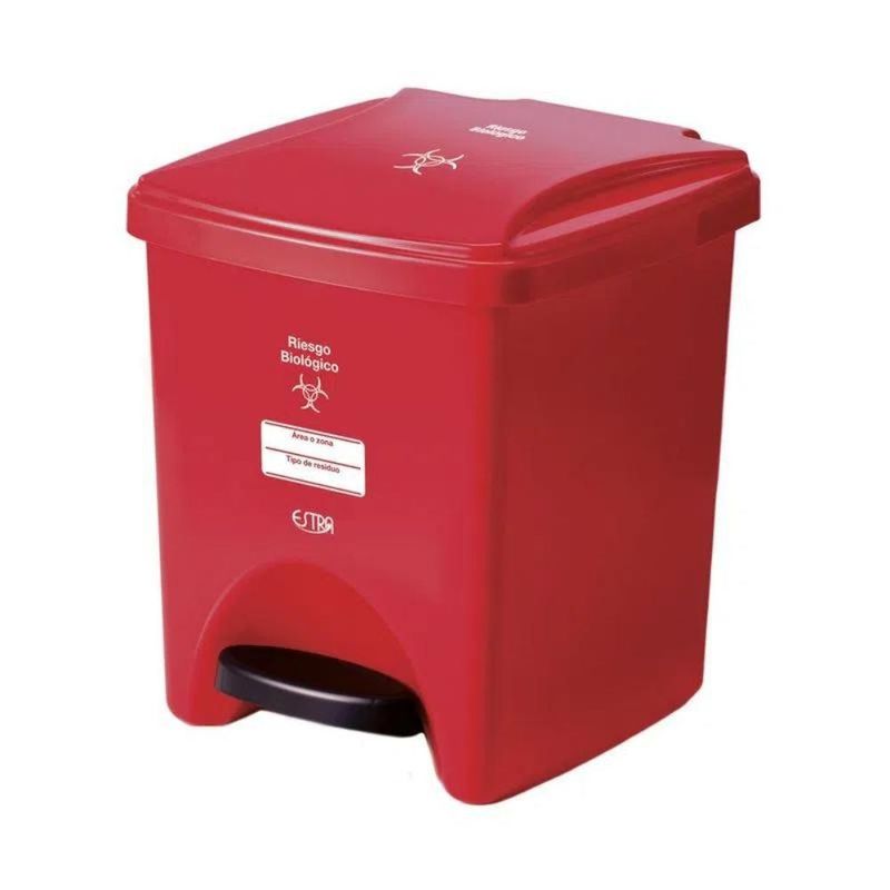 ESTRA - Estra Caneca De Pedal 20 Lt Roja Marcada