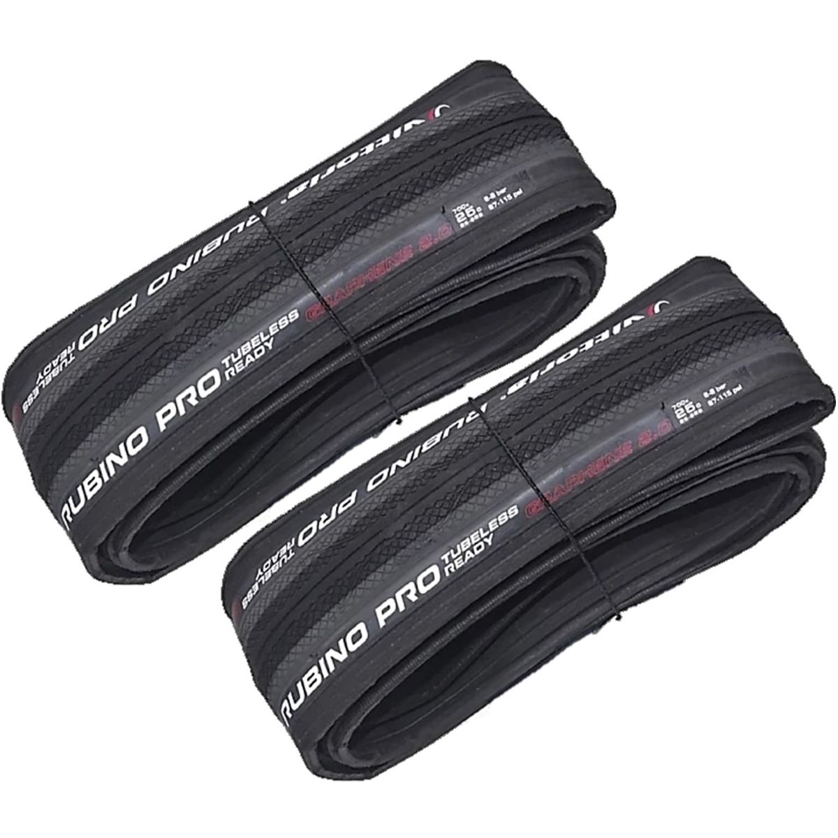 VITTORIA - Llanta Bicicleta 700 X 25 Vittoria Rubino Pro Tubeless X2uni