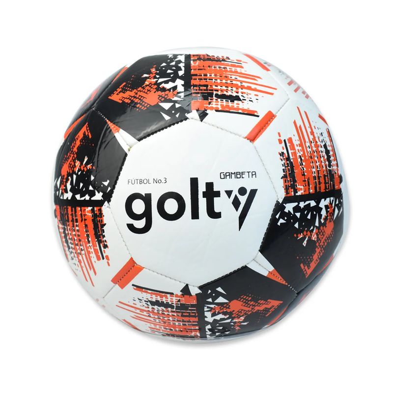 GOLTY - BALÓN DE FÚTBOL PARA NIÑOS GOLTY GAMBETA III No3 BLANCO
