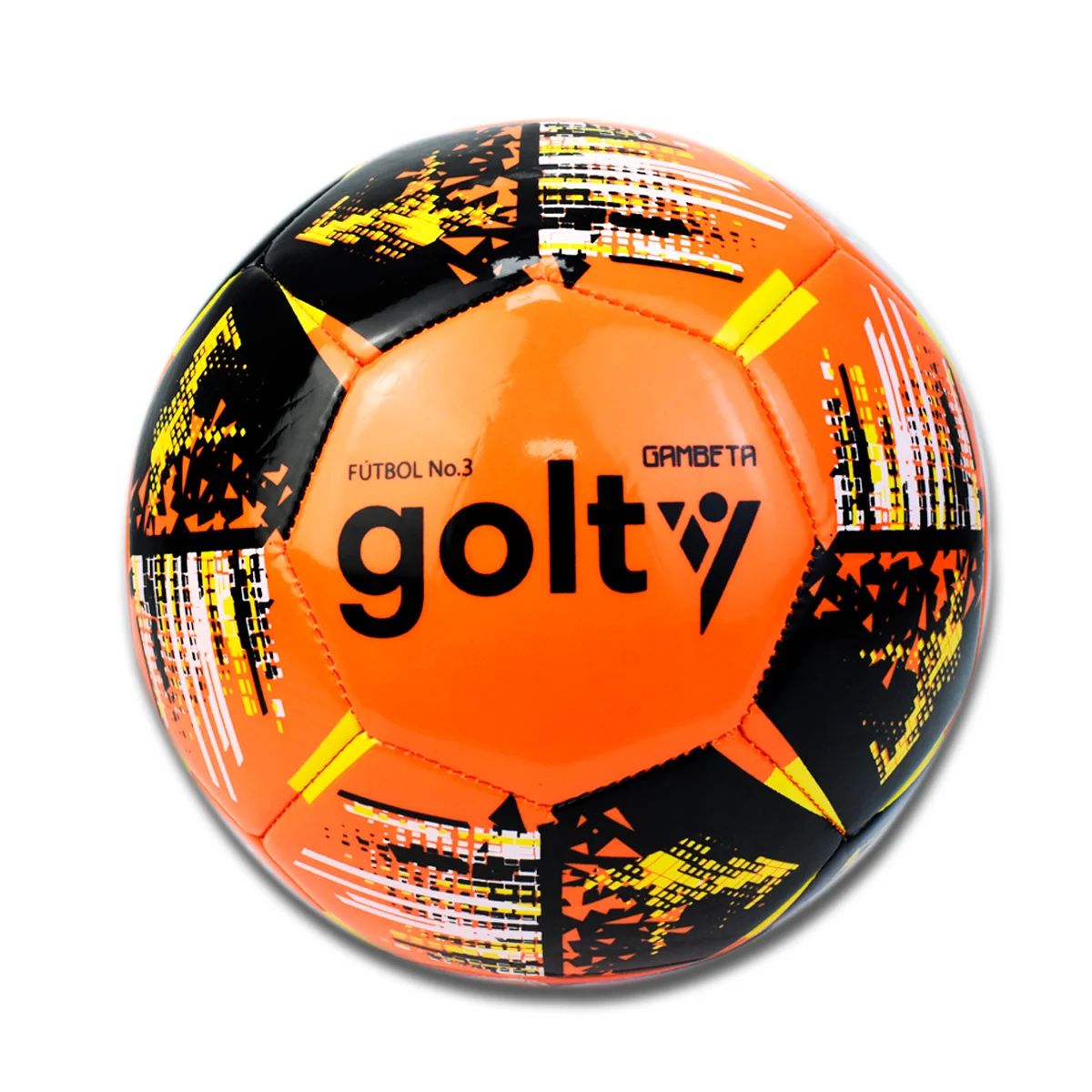 GOLTY - BALÓN DE FÚTBOL PARA NIÑOS GOLTY GAMBETA III No3 NARANJA