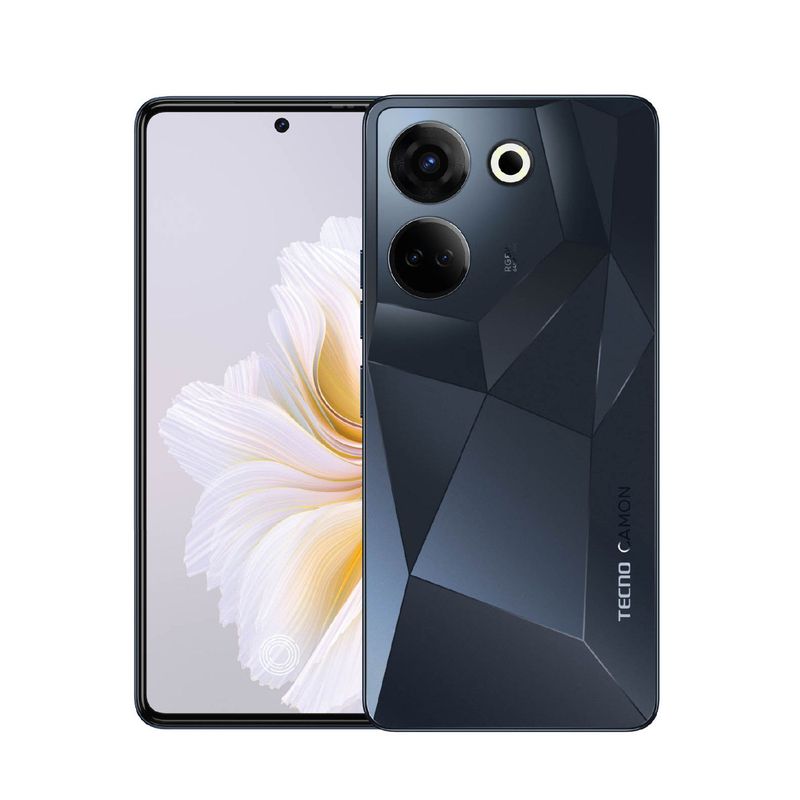 TECNO MOBILE - Celular Tecno Camon 20 CK6N 256GB 8GB PREDAWN BLACK