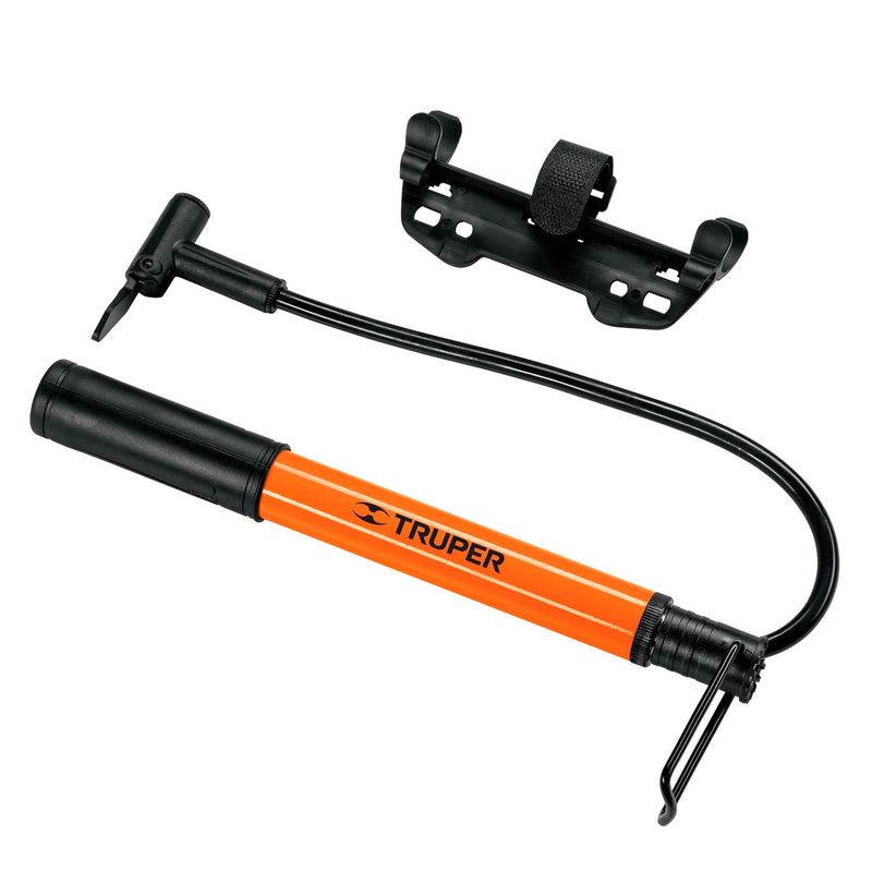 TRUPER - Inflador manual portátil Truper BOM-MI para pelotas biciclet