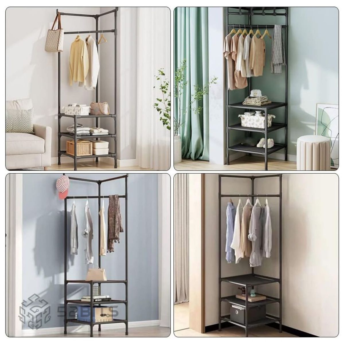 ONE PIXEL - Perchero Organizador Esquinero Para Colgar