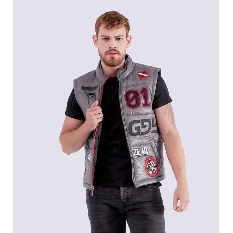 GROGGY - Chaleco Para Hombre Abullonado Groggy