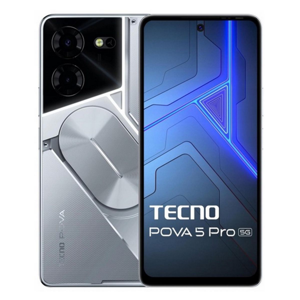 TECNO MOBILE - Celular Tecno Pova 5 Pro LH8N 256GB 8GB SILVER FANTASY