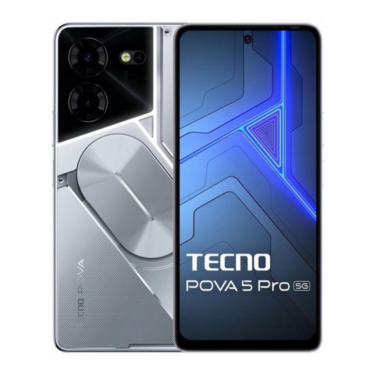 TECNO MOBILE - Celular Tecno Pova 5 Pro LH8N 256GB 8GB SILVER FANTASY