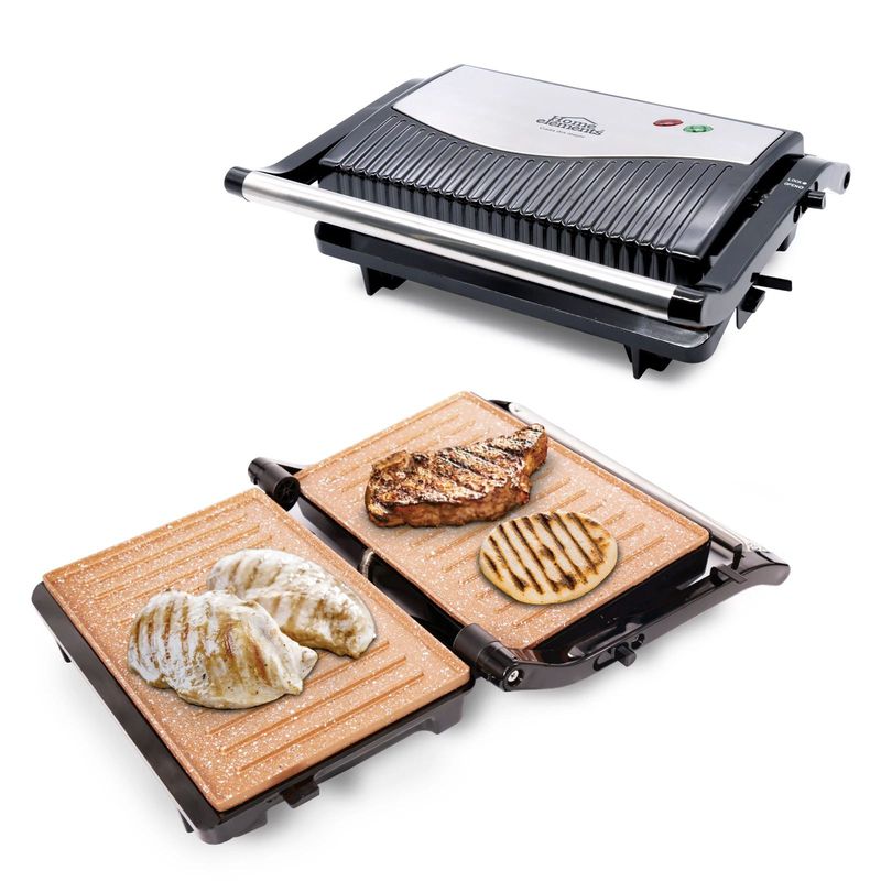 HOME ELEMENTS - Grill asador Panini - Home Elements