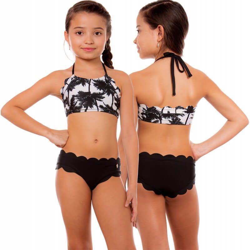 PRAIE - Vestido de Baño Bikini Niña PRAIE 1615N Palmeras