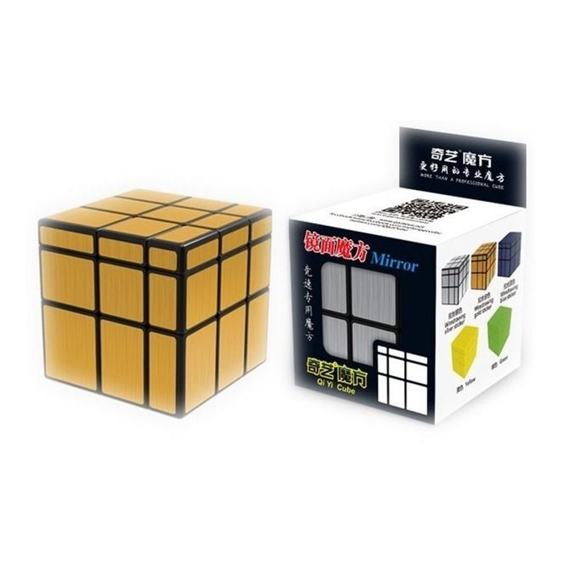 QIYI - Cubo De Rubik 3x3 Mirror QiYi - Dorado